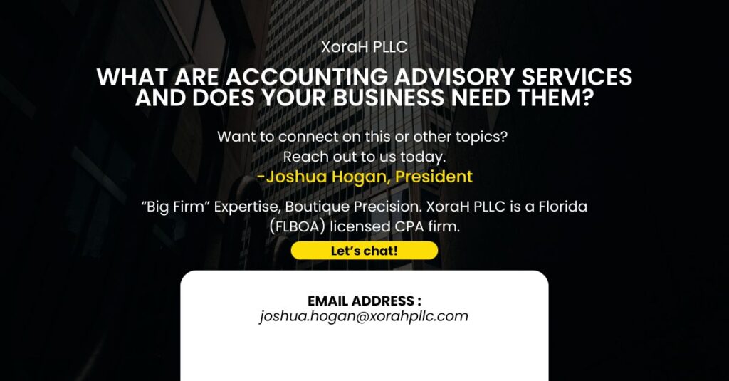 What Are Accounting Advisory Services and Does Your Business Need Them?