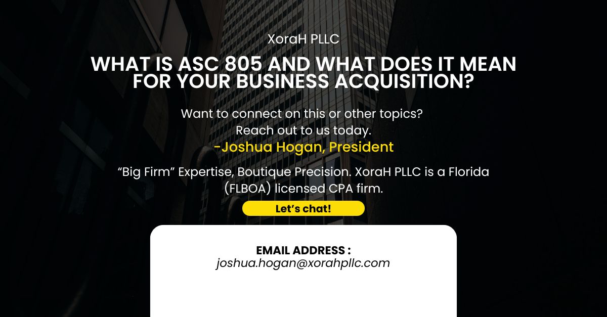 What Is ASC 805 and What Does It Mean for Your Business Acquisition?