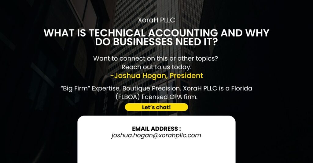 What Is Technical Accounting and Why Do Businesses Need It